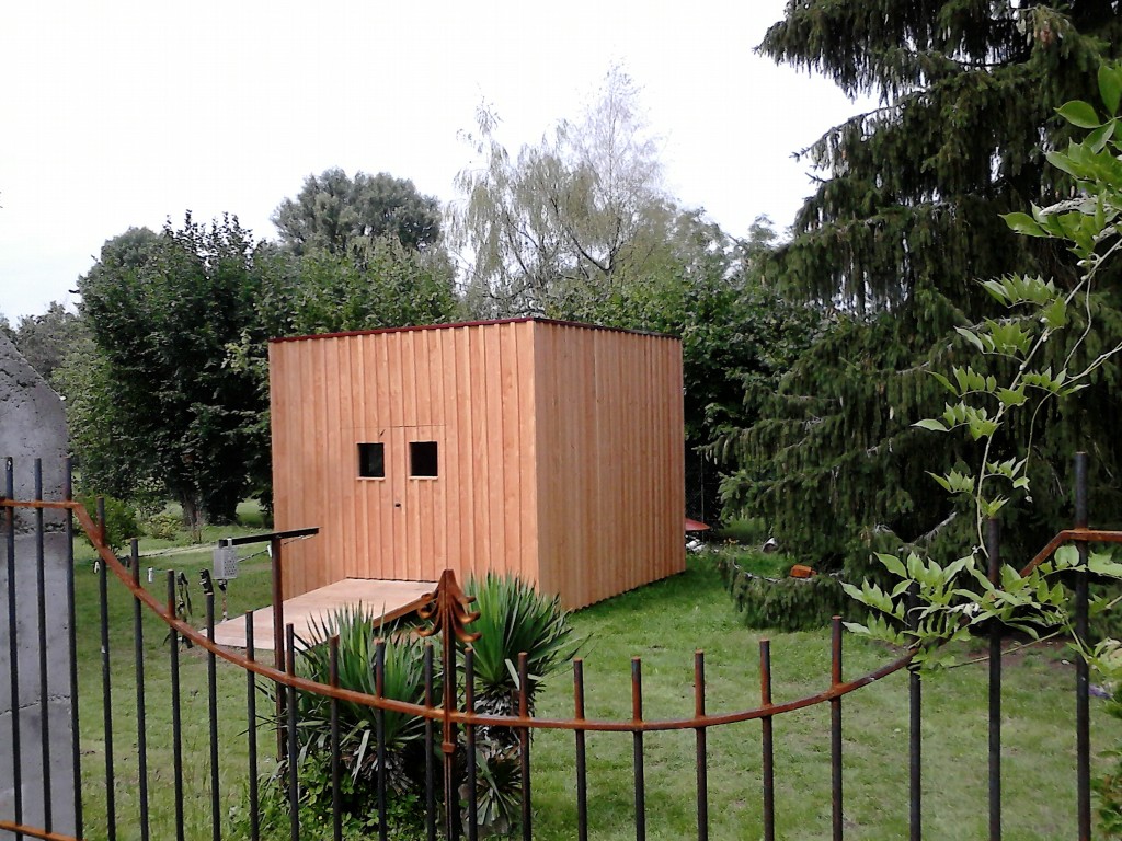 Abri de jardin contemporain | Bois et fibres